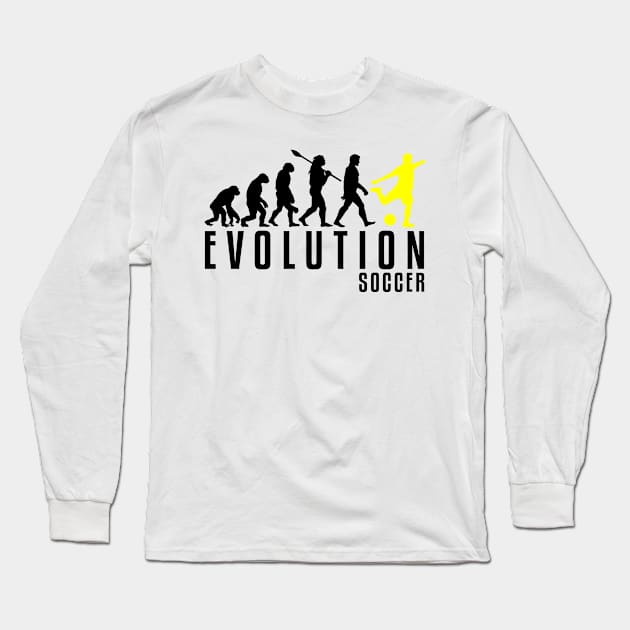 Soccer Evolution Long Sleeve T-Shirt by songolas